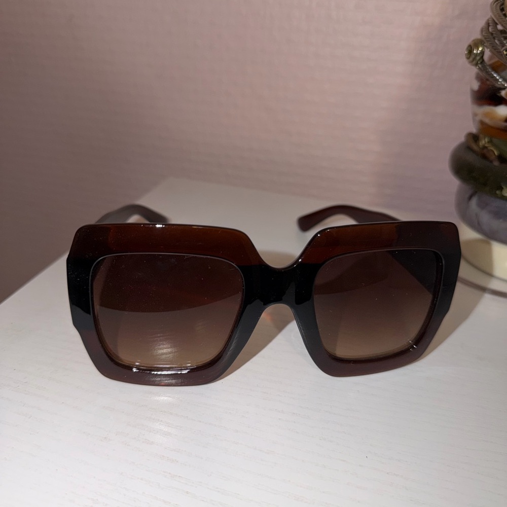 Brown black frames shades square frames NEW - image 2